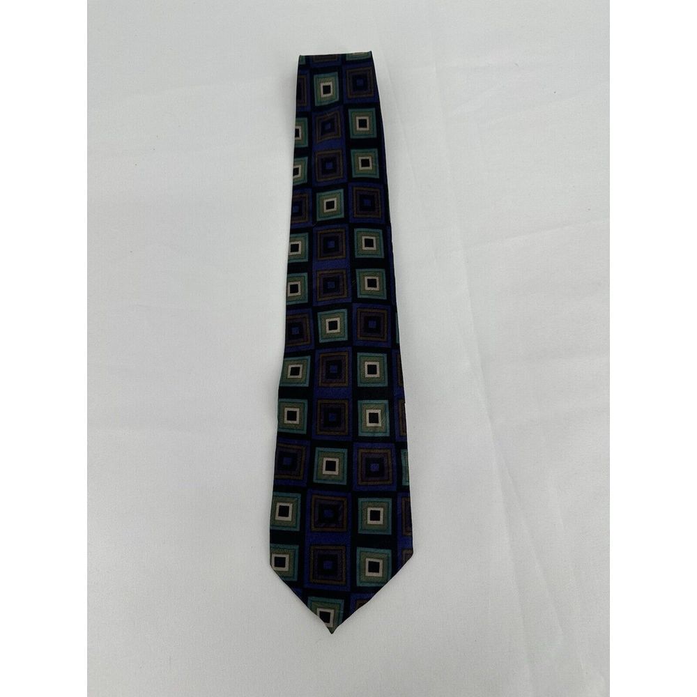 Ziggurat By Mulberry Neckwear Handmade 100%‎ Silk Men's Dress Tie USA Made